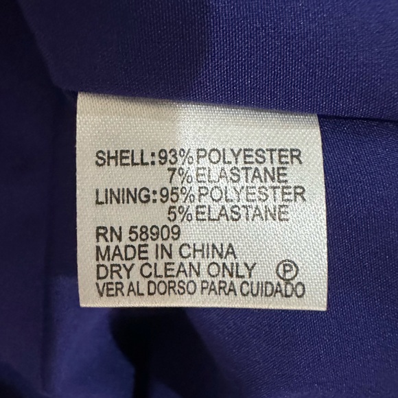 Antonio Melani Lapis Blue Puff Sleeve Square Neck Sheath Dress Size 10 - Picture 11 of 11